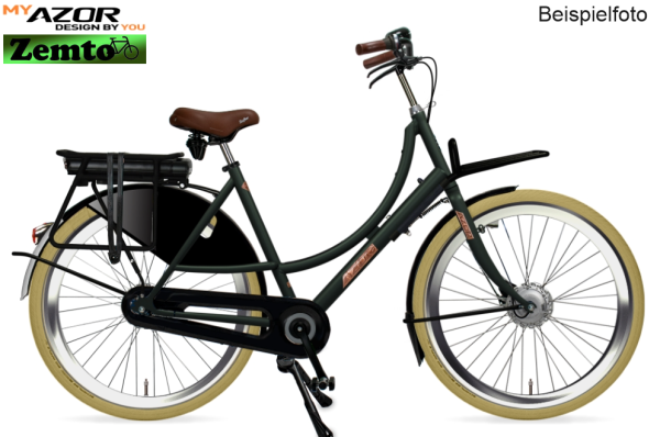 AZOR E-Bike Oma Pick up, Mittelmotor, 28 Zoll, 7 Gang, konfigurierbar